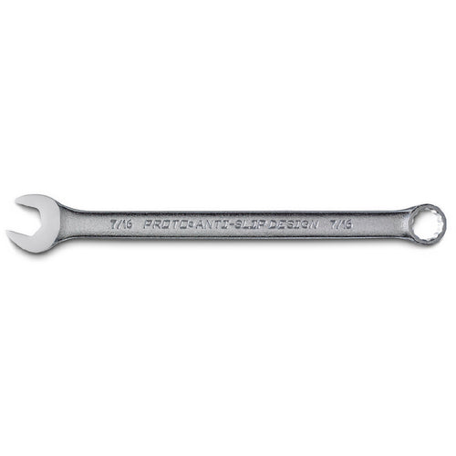 Proto Satin Combination Wrench 7/16″ - 12 Point - Exact Industrial Supply