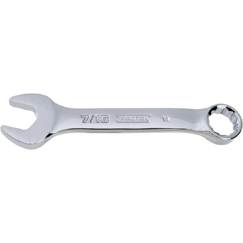 Proto Full Polish Short Combination Wrench 7/16″ - 12 Point - Exact Industrial Supply