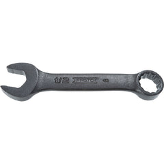 Proto Black Oxide Short Combination Wrench 1/2″ - 12 Point - Exact Industrial Supply