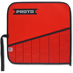 Proto Red Canvas 7-Pocket Tool Roll - Exact Industrial Supply