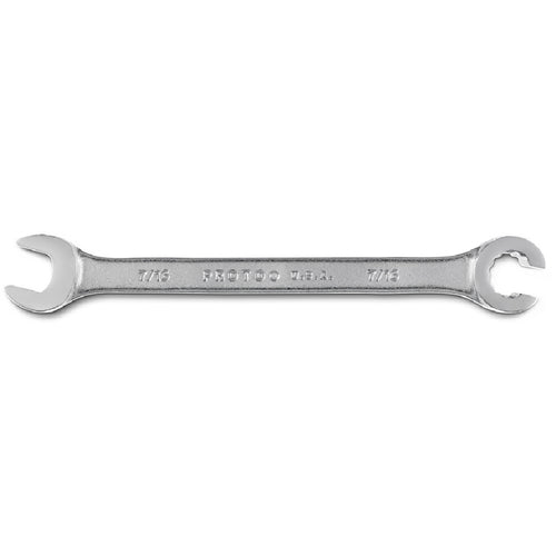 Proto Satin Combination Flare Nut Wrench 7/16″ - 12 Point - Exact Industrial Supply