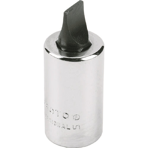 Proto 1/4″ Drive Slotted Screwdriver Bit Socket - 1/4″ - Exact Industrial Supply