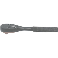 Proto 1/4″ Drive Classic Pear Head Ratchet 5″ - Black Oxide - Exact Industrial Supply