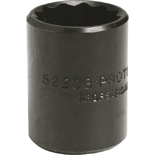 Proto 3/8″ Drive Black Oxide Socket 7/8″ - 12 Point - Exact Industrial Supply