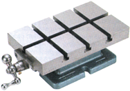 Single Cross Slide Milling Table - #36101- 10 x 6" - Exact Industrial Supply