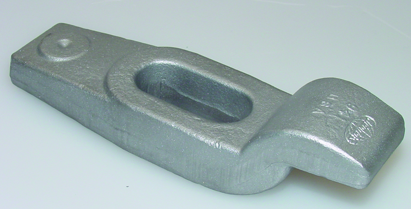203mm Tapped Gooseneck Clamp Forged Strap - Exact Industrial Supply