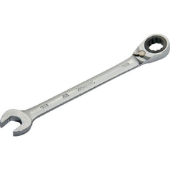 Proto Full Polish Combination Reversible Ratcheting Wrench 8 mm - 12 Point - Exact Industrial Supply