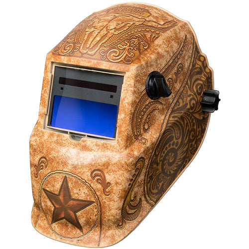 1.73″ Variable Shade 7-13 Welding Helmet Lone Star with Grind Mode