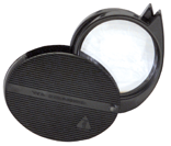 #812367 - 5X to 20X Power - 20.3mm Round - Folding Pocket Magnifier - Exact Industrial Supply