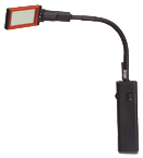 #05180A - 18" Flexible - Lighted Inspection Mirror - Exact Industrial Supply