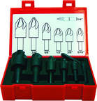 5 PC SET 90 DEG 6FL CARB CSINK - Exact Industrial Supply