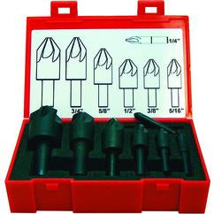 5 PC SET 90D 6FL CARB CSINK - Exact Industrial Supply