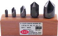 5 PC SET 60 DEG 3FL CARB CSINK - Exact Industrial Supply