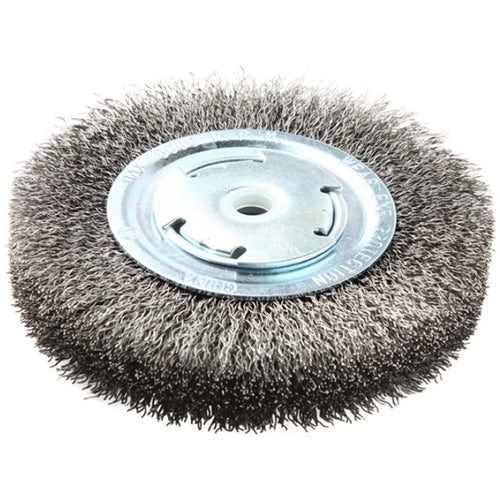 Brush - 6″ × 1″ Wire Wheel Crimped - Exact Industrial Supply