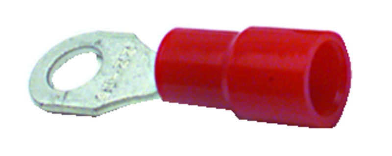 Electrical Connectors - TV18-10R-XV #10 Terminal Ring - Exact Industrial Supply