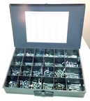 710 Pc. Cap Screw Assortment - Grade 5 Fine - Exact Industrial Supply
