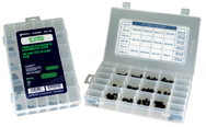Socket Set Screw Kit - Coarse/Fine - 8 thru 1/4 Dia - Exact Industrial Supply