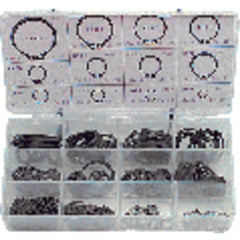Snap Ring Assortment - 1/4″-1 1/4″ Diameter - Exact Industrial Supply