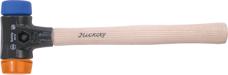 Hammer with No Head - 3.7 lb; Hickory Handle; 2.4'' Head Diameter - Exact Industrial Supply