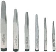 6 Pc. Screw Extractor Set (Comes in a Plastic Pouch) - Exact Industrial Supply