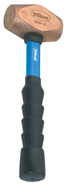 Snap-On/Williams No-Mar Brass Hammer -- 2.5 lb; Fiberglass Handle; 1-1/4'' Head Diameter - Exact Industrial Supply