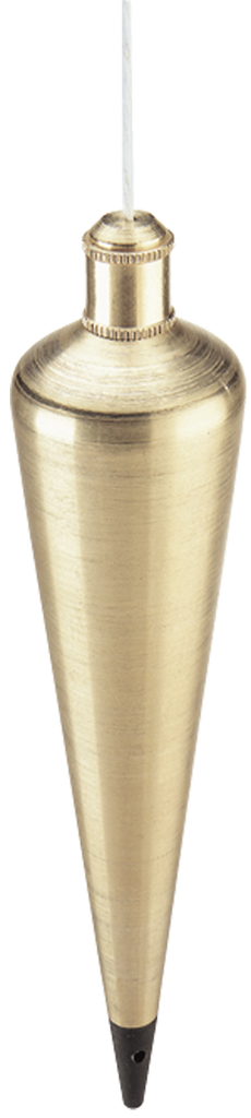 #924BR - 24 oz - Brass Plumb Bob - Exact Industrial Supply
