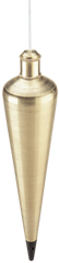 #924BR - 24 oz - Brass Plumb Bob - Exact Industrial Supply