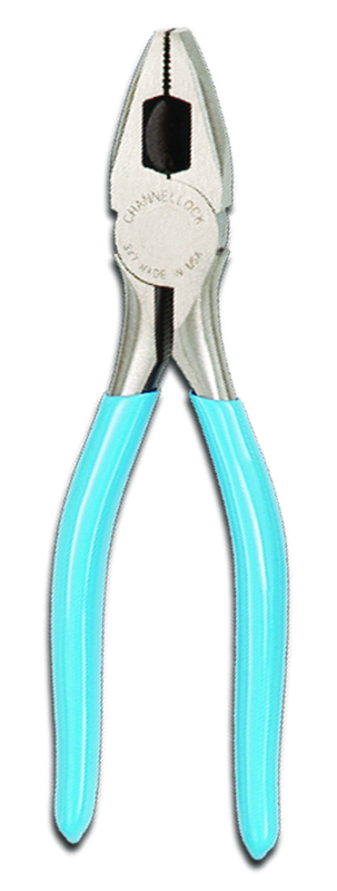 #3048 Comfort Grip Handles 8-1/2'' Long Linesman Pliers - Exact Industrial Supply