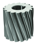 2-1/2 x 1/4 x 1 - HSS - Plain Milling Cutter - Light Duty - 16T - TiCN Coated - Exact Industrial Supply