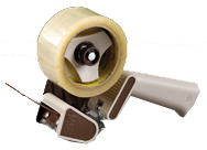 Tape Dispenser -For 2" Box Sealing Tape - Exact Industrial Supply