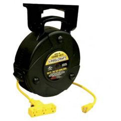 CORD REEL TRIPLE OUTLET - Exact Industrial Supply