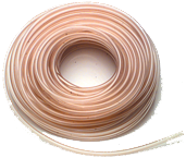 #PV086100 - 1/2 OD - Clear Polyvinyl - Tubing-100 Feet per Reel - Exact Industrial Supply
