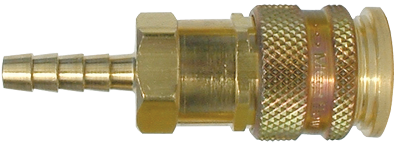 #113 - 1/4 Hose Barb - 1/4'' Body Size - Megaflow High Flow Coupler - Exact Industrial Supply
