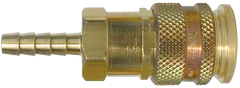 #113 - 1/4 Hose Barb - 1/4'' Body Size - Megaflow High Flow Coupler - Exact Industrial Supply