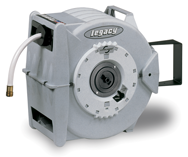 #L8346 - 5/8'' OD x 50 Feet Hose - Levelwind Retractable Garden Hose Reel - Exact Industrial Supply