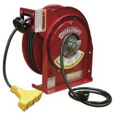 CORD REEL TRIPLE OUTLET - Exact Industrial Supply