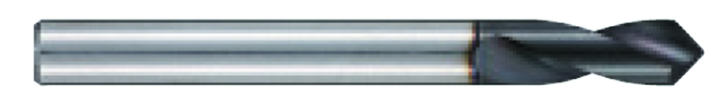 3mm Dia. - X 48mm OAL - HSS-Co AG Starting Drill-TiAlN Coated - Exact Industrial Supply