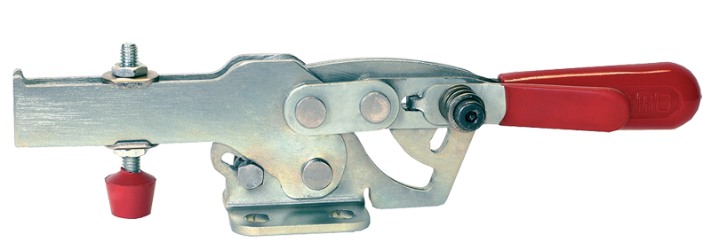 #2027-UR Horizontal Hold Down U-Shape Bar Style; 840 lbs Holding Capacity - Toggle Clamp - Exact Industrial Supply