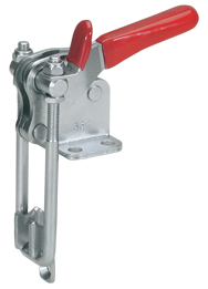 #334 Vertical Latch Pull Action Latch Style; 1;000 lbs Holding Capacity - Toggle Clamp - Exact Industrial Supply