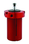 Round Threaded Body Pneumatic Swing Cylinder - #8216-LA .50'' Vertical Clamp Stroke - LH Swing - Exact Industrial Supply