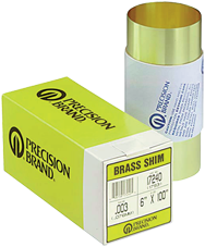 Spring Tempered Stainless Shim Stock Roll - 6 x 60 (.001 Thickness) - Exact Industrial Supply