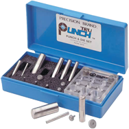 Tru-Punch Punch & Die Set - #40110; 3/4'' Maximum OD; .010'' Maximum Material Thickness - Exact Industrial Supply
