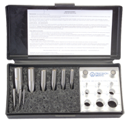 Punch & Die Set - #40105; 3/4'' Maximum OD; .010'' Maximum Material Thickness - Exact Industrial Supply