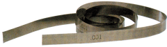 .002 Thickness - 25ft Blade Length - Steel Feeler Stock Roll - Exact Industrial Supply