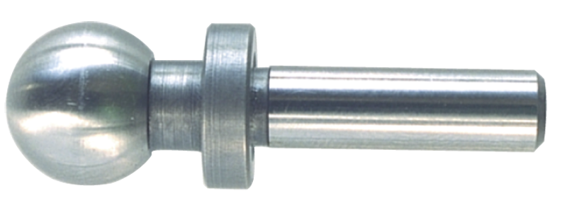 #826810 - 3/8'' Ball Diameter - 3/16'' Shank Diameter - Slip Fit Shoulder Tooling Ball - Exact Industrial Supply