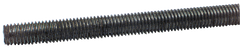 Threaded Rod - 1-1/2-12; 3 Feet Long; Steel-Oil Plain - Exact Industrial Supply