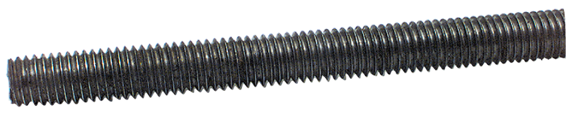 Threaded Rod - 1-1/2-6; 3 Feet Long; Steel-Oil Plain - Exact Industrial Supply