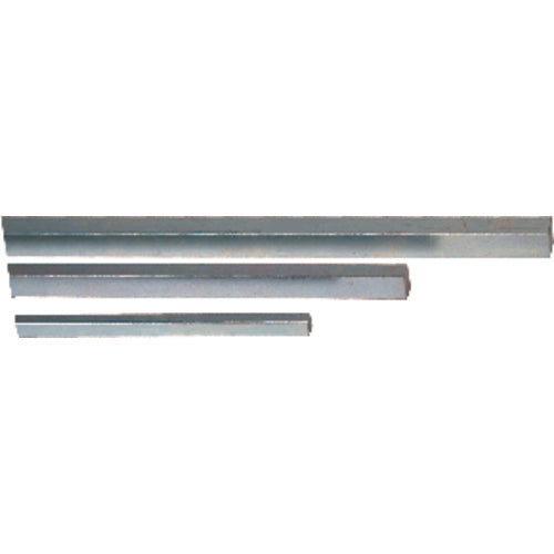 1/4″ Square Stainless Steel Keystock, 12″ Length - Exact Industrial Supply