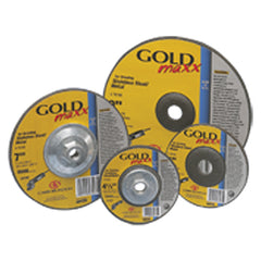 7″ × 1/4″ × 5/8″-11 - Zirconium 24 Grit Type 27 - Cut-Off Wheel - Exact Industrial Supply