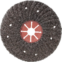 7″ × 7/8″ - Silicon Carbide-24 Grit - Semi-Flex Disc - Exact Industrial Supply